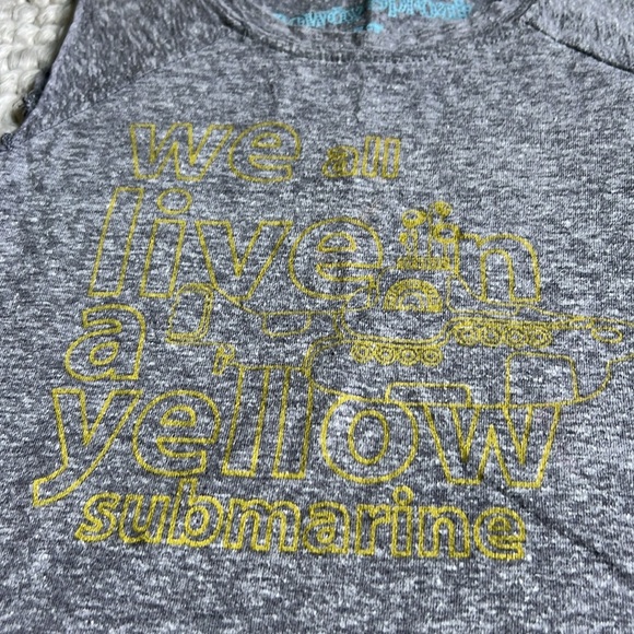 Rowdy sprouts tank top 4T Beatles yellow submarine - Picture 2 of 5